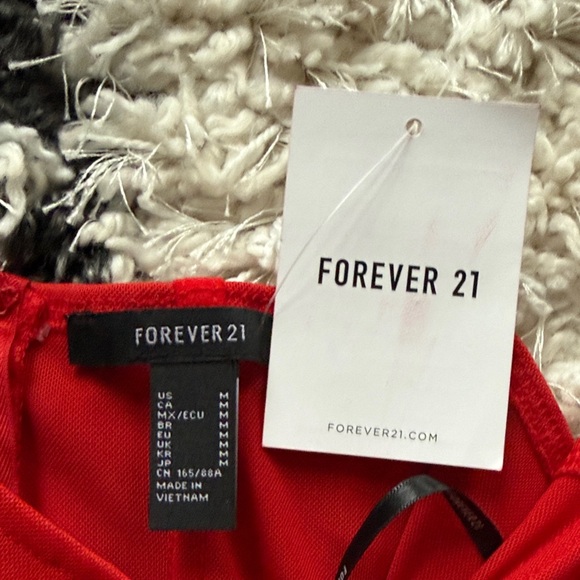 Forever 21 Red Corset Crop Top - Picture 3 of 5